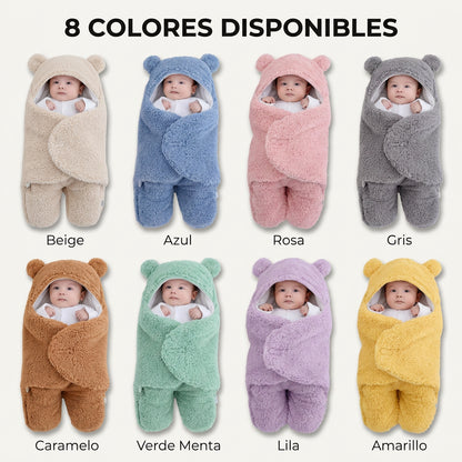 Los 8 colores disponibles del cobertor de bebé tipo peluche [lr:5kvkm6]