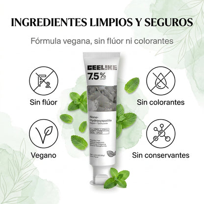 Ingredientes limpios y seguros: fórmula vegana, sin flúor ni colorantes [lr:utu5lv]