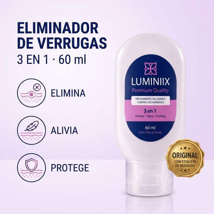 Eliminador de verrugas 3 en 1 LUMINIIX