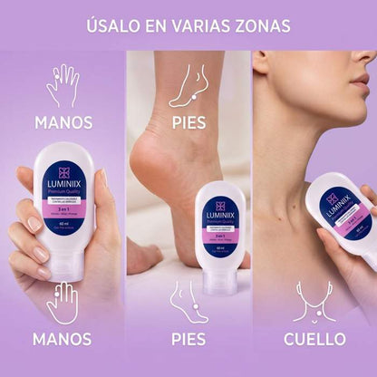 Zonas de uso del eliminador de verrugas