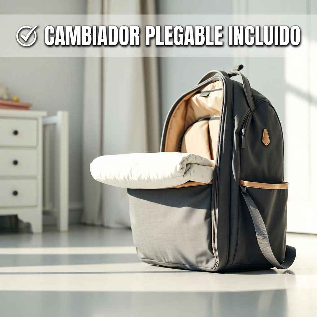 Cambiador plegable incluido