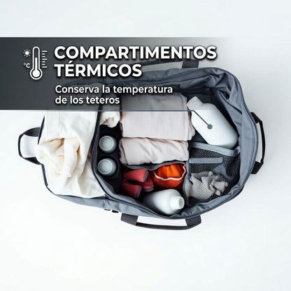 Compartimentos térmicos que conservan la temperatura de los teteros
