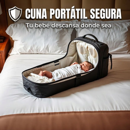 Cuna portátil segura: tu bebé descansa donde sea