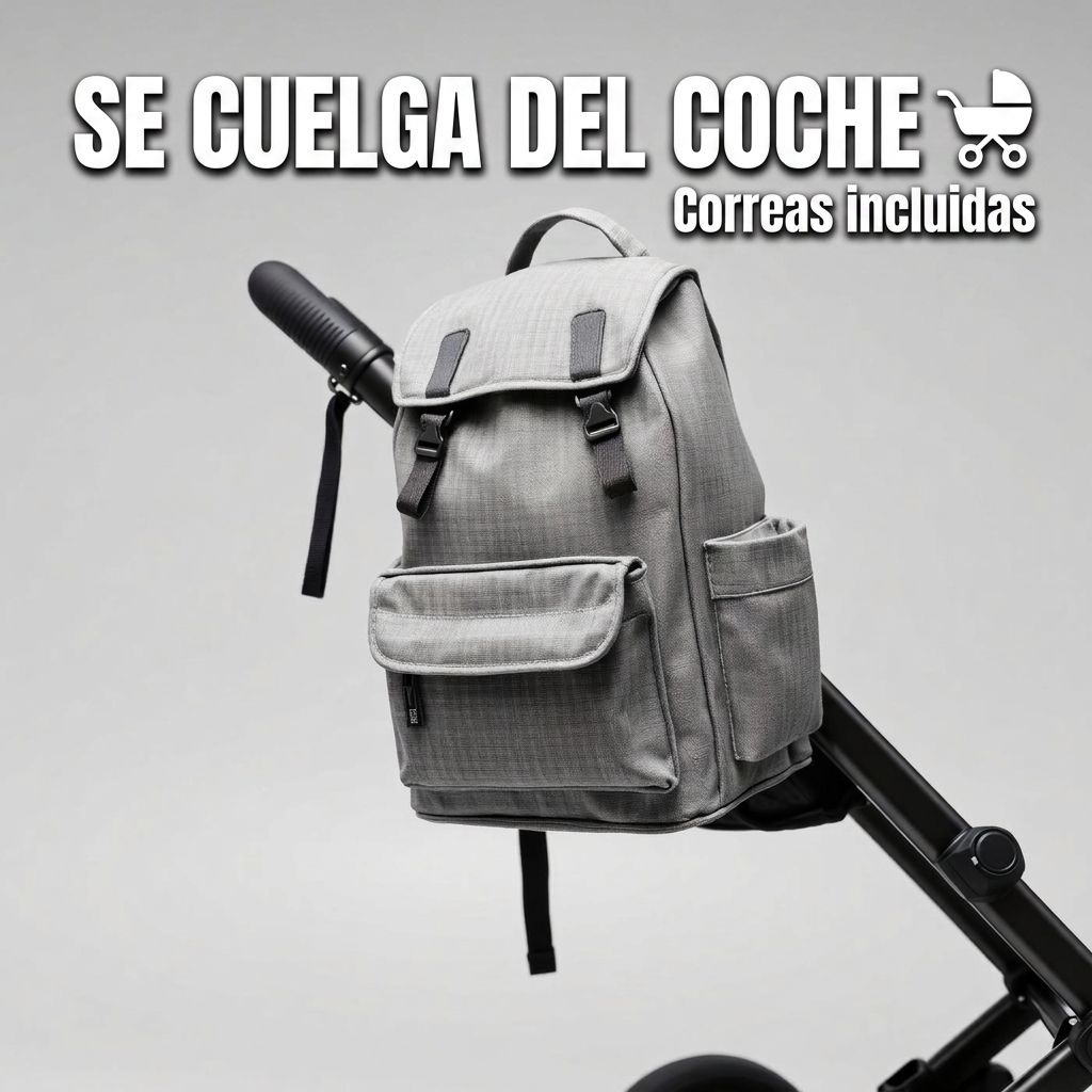 Se cuelga del coche, correas incluidas