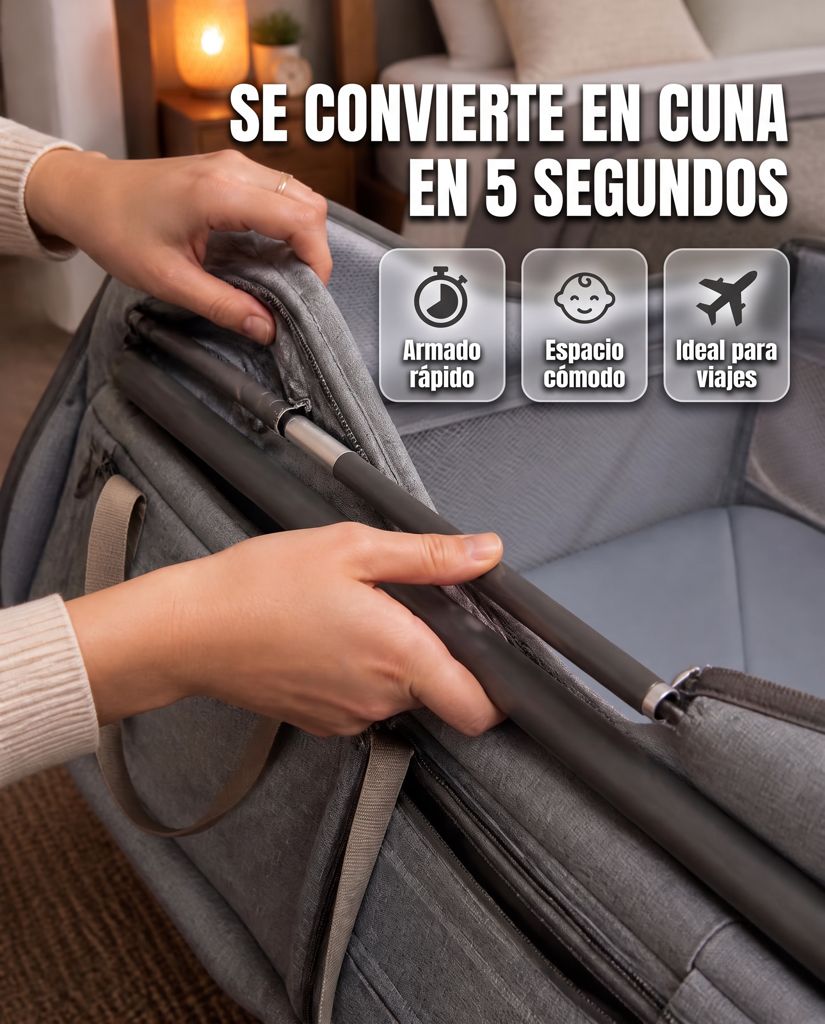 Se convierte en cuna en 5 segundos