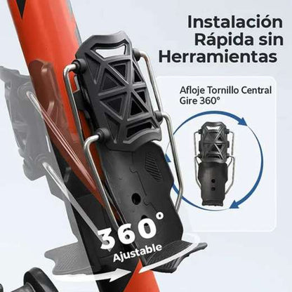 Instalación rápida sin herramientas con giro de 360°