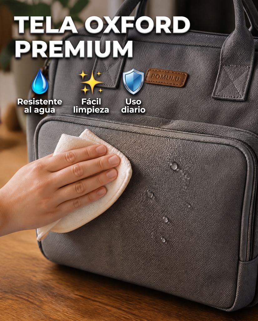 Tela Oxford premium resistente al agua y fácil limpieza
