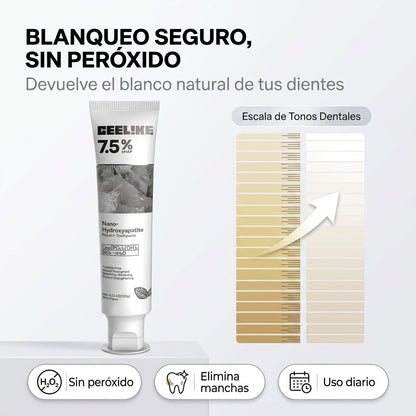Blanqueo seguro sin peróxido: devuelve el blanco natural de tus dientes [lr:1r3rcrm]